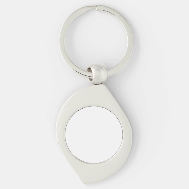 Swirl Metal Keychain (Front)