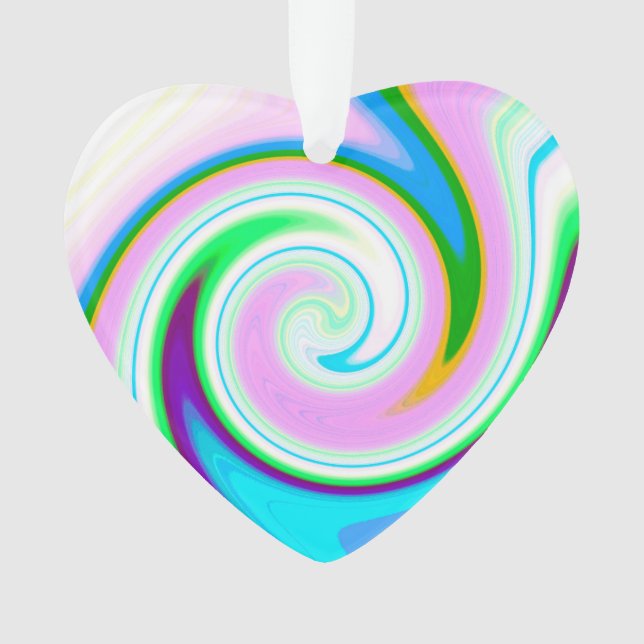 Swirl Pastel Ornament (Front)