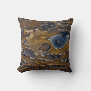 Swirl Pattern On Jasper Slab Cushion
