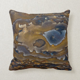 Swirl Pattern On Jasper Slab Cushion