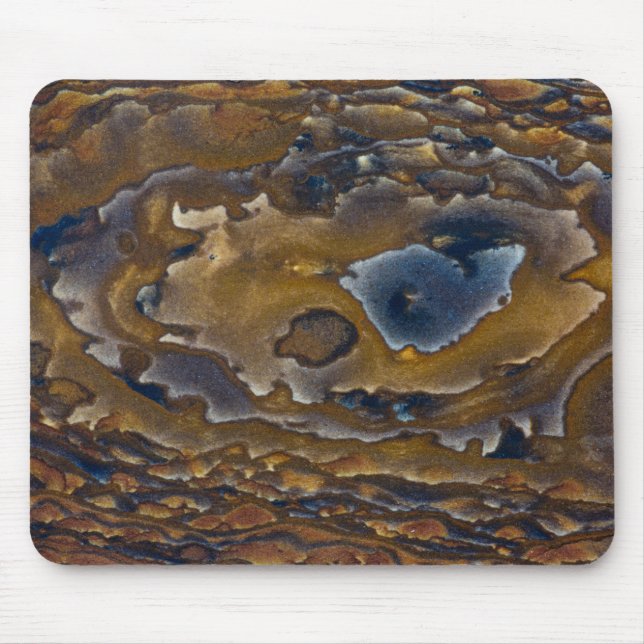 Swirl Pattern On Jasper Slab Mouse Mat (Front)