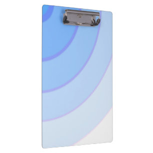 Swirl pattern pastel ombre Blue & Lilac Clipboard