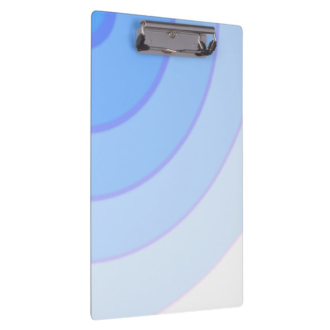 Swirl pattern pastel ombre Blue & Lilac  Clipboard (Right)