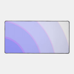 Swirl pattern Pastel Ombre Lilac Desk Mat