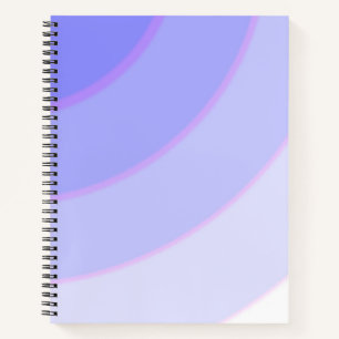 Swirl pattern pastel ombre Lilac & Purple Notebook