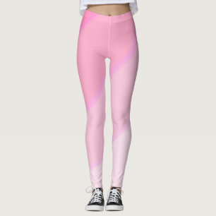 Swirl pattern pastel ombre Pink Leggings
