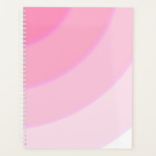 Swirl pattern pastel ombre pink planner