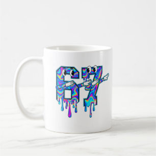 Swirl Six Seven Dab Drip 6 7 Dabbing Meme , dab dr Coffee Mug