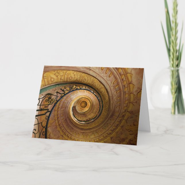Swirl Staircase Pattern Card (Front)