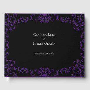 SWIRL TEMPLATE GUEST BOOK