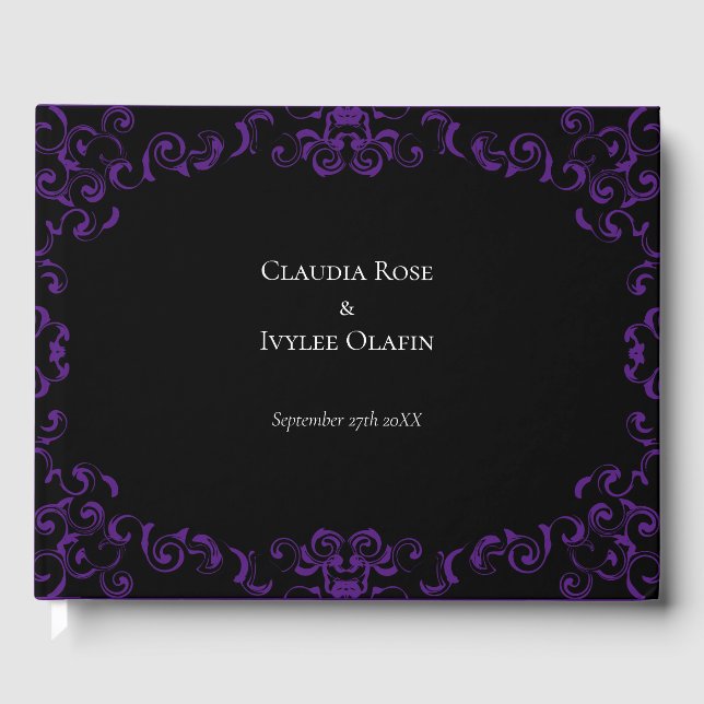 SWIRL TEMPLATE GUEST BOOK (Front)