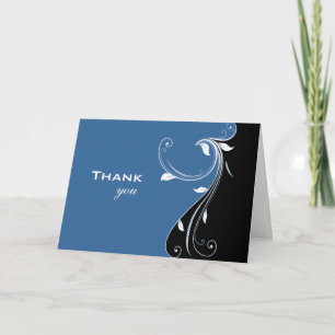 Swirl Thank You Card