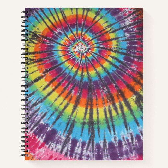 Swirl Tie Dye Notebook (Front)
