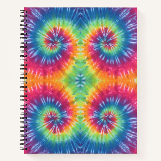 Swirl Tie Dye Notebook (Front)