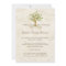 Swirl Tree Roots Antiqued Family Reunion Invite