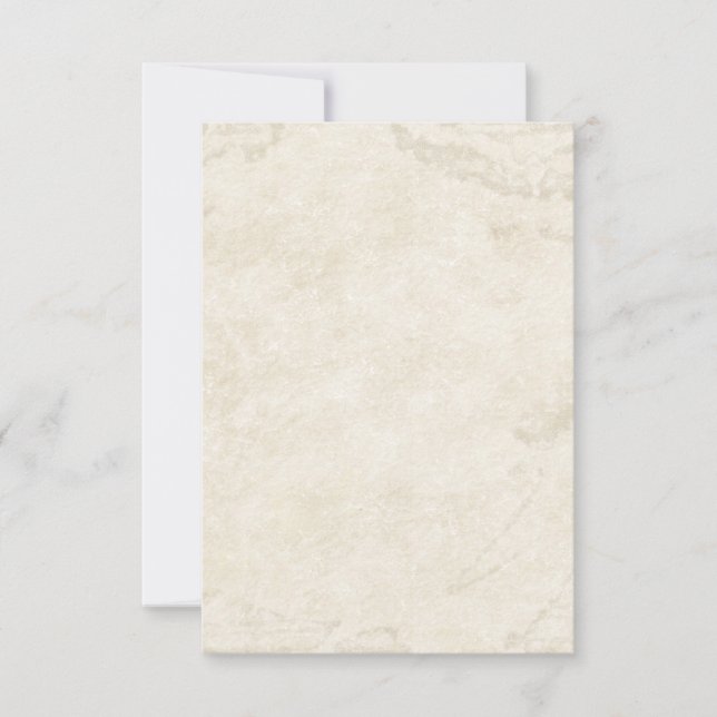 Swirl Tree Roots Antiqued Parchment Table Number (Front)