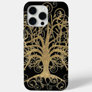 Swirl Tree You Choose Background Colour iPhone 15 Pro Max Case