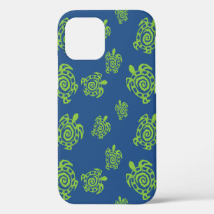 Swirl Turtle Pattern iPhone 12 Case
