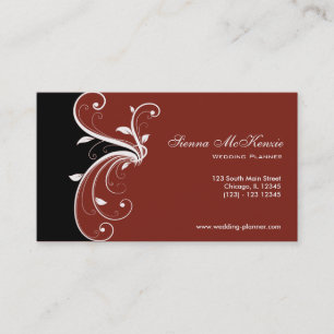 Swirl Wedding Planner Business Card