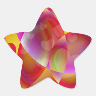 Swirled Hearts Sticker