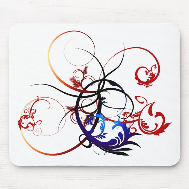 Swirled Mouse Mat (Front)
