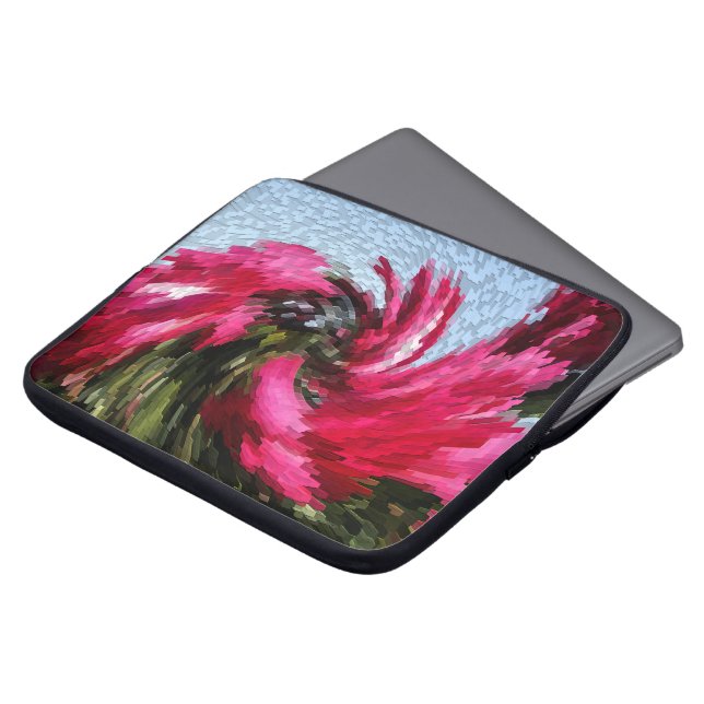 Swirled Roses..... Laptop Sleeve (Front Top)