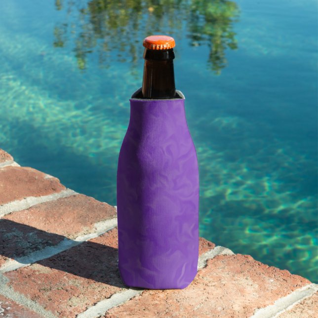 Swirled Shades of Purple Bottle Cooler (In Situ Pool)