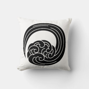 Swirled waves cushion