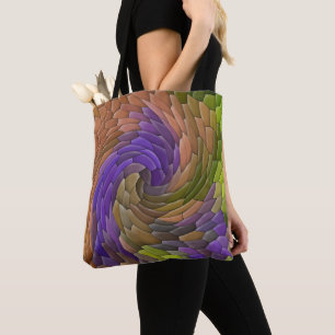 Swirlin' garden..... tote bag