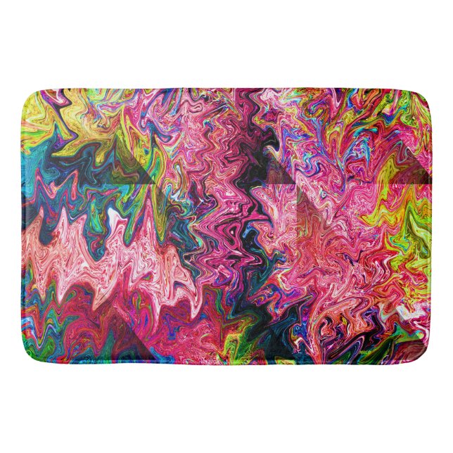 Swirlin' Squigglies..... Bath Mat (Front)