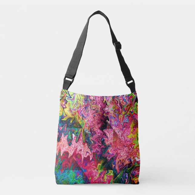 Swirlin' Squigglies..... Crossbody Bag (Front)
