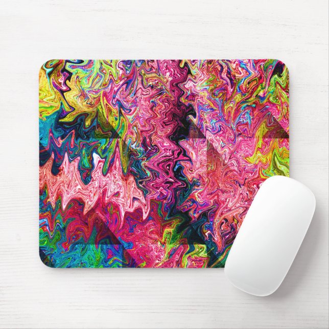 Swirlin' Squigglies..... Mouse Mat (With Mouse)