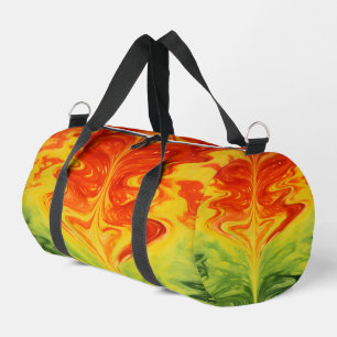 Swirling Abstract Fire Gear Weekender Duffle Bag