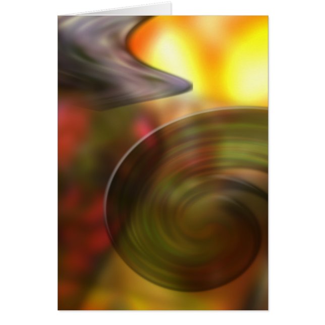 Swirling Abstract of Colours (Front)
