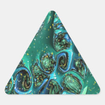 Swirling Blue Abstract