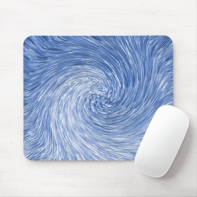 Swirling Blue..... Mouse Mat (With Mouse)