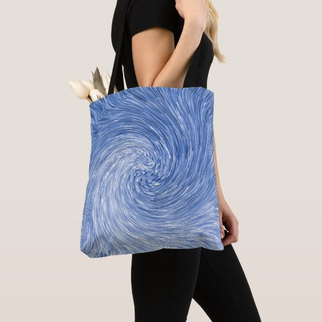 Swirling Blue....... Tote Bag (Close Up)