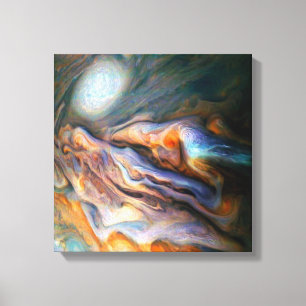 Swirling Clouds Jupiter North Temperate Belt Canvas Print