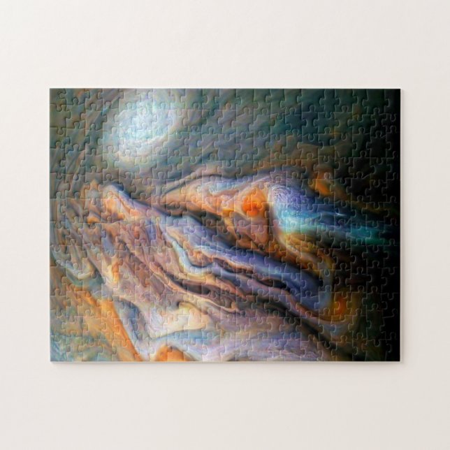 Swirling Clouds Jupiter North Temperate Belt Jigsaw Puzzle (Horizontal)