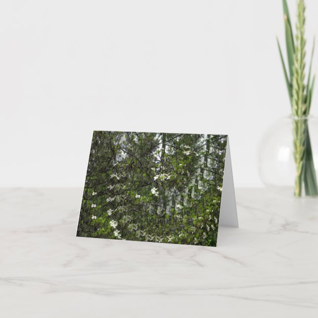 Swirling Dogwoods.... Card (Front)