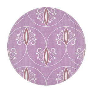 Swirling Elegance: Vintage Geometric Cutting Board