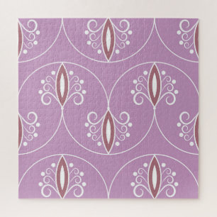 Swirling Elegance: Vintage Geometric Jigsaw Puzzle