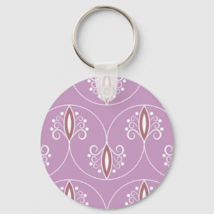 Swirling Elegance: Vintage Geometric Key Ring