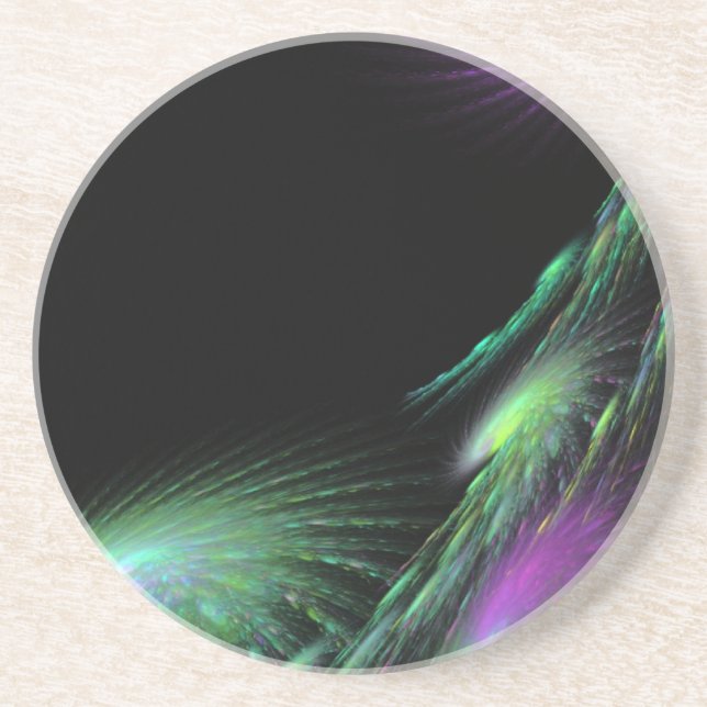 Swirling Fireworks Coaster (Front)