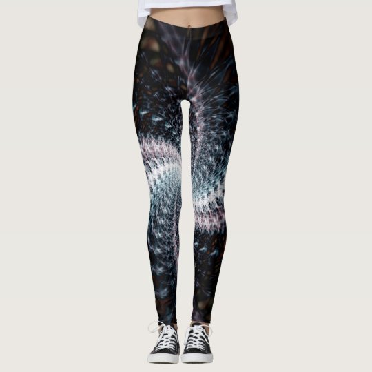 Swirling Fractal Artwork Leggings