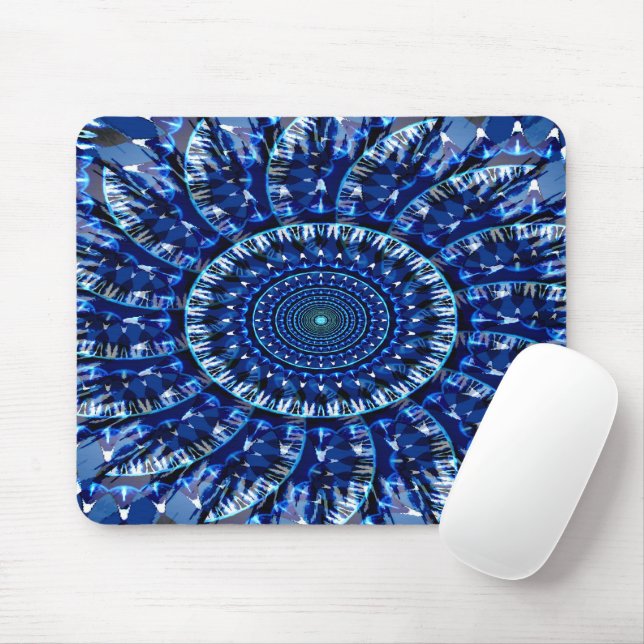 Swirling  Headdress..... Mouse Mat (With Mouse)