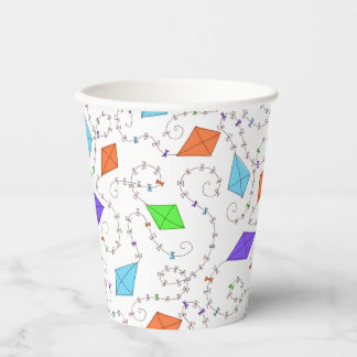 Swirling kites Paper cup