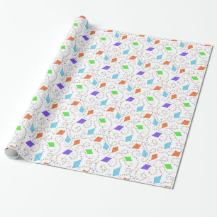 Swirling Kites Wrapping Paper