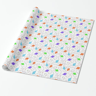 Swirling Kites Wrapping Paper