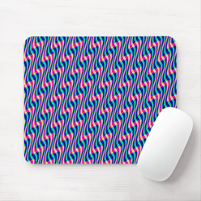 Swirling Lines.... Mouse Mat (With Mouse)
